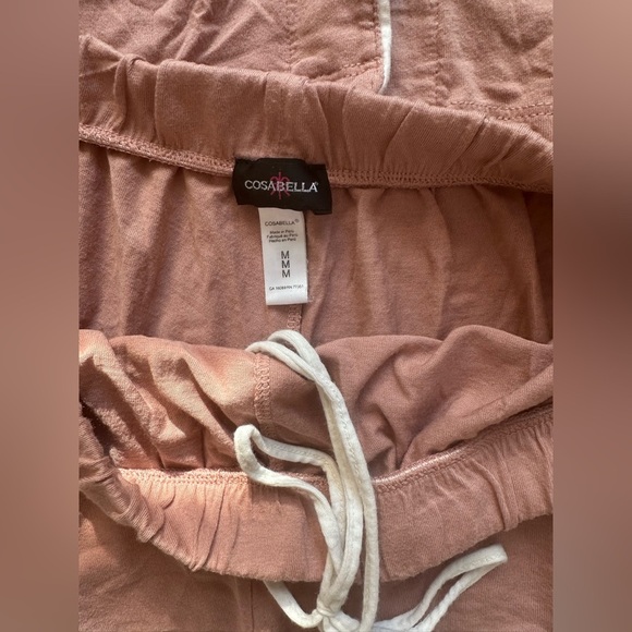 Cosabella Bella Pajama Set - Boxer Style - Size Medium - Blush - Picture 8 of 11